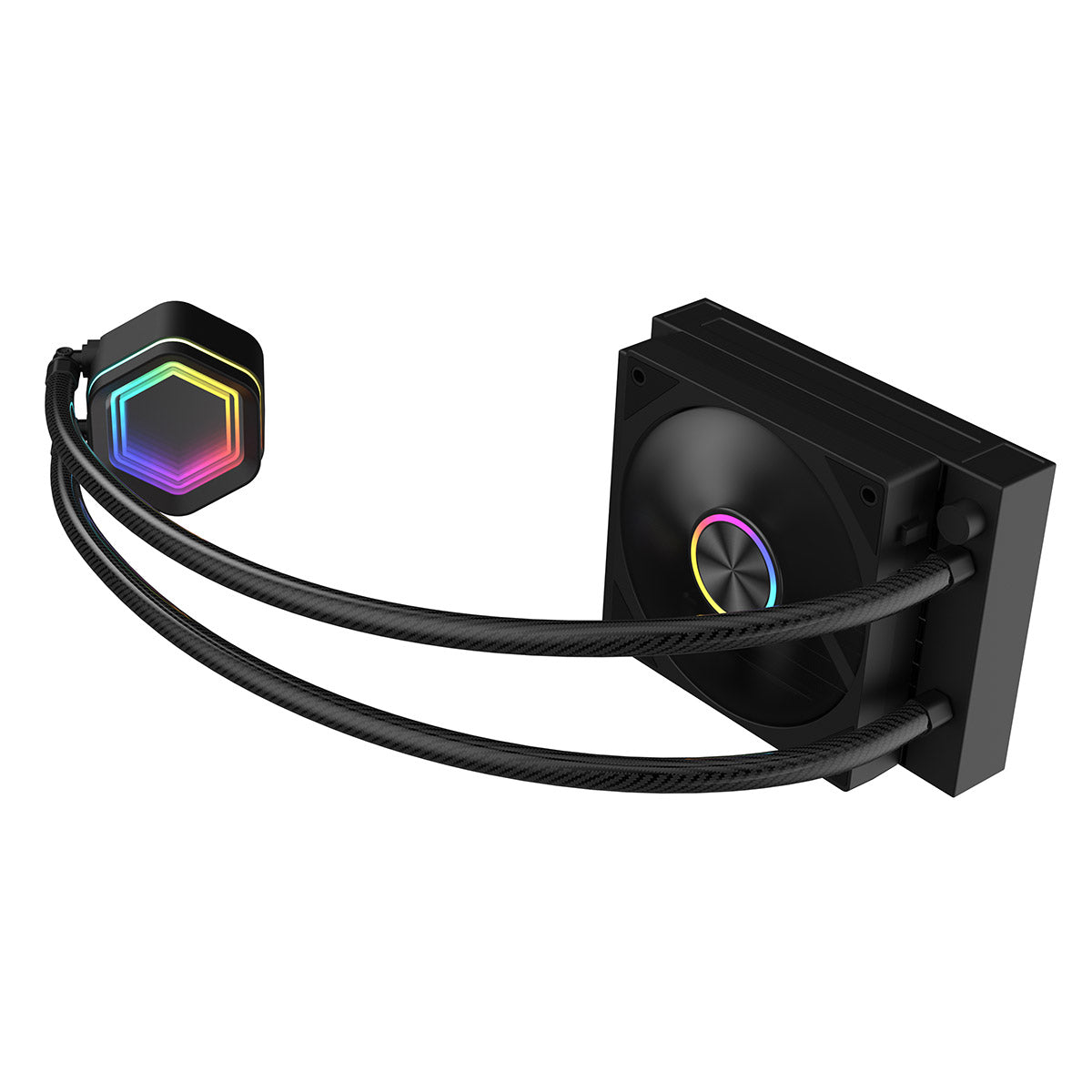 Powercool Velocity Black ARGB All-In-One 120mm Intel and AMD FDB Infinity Watercooler