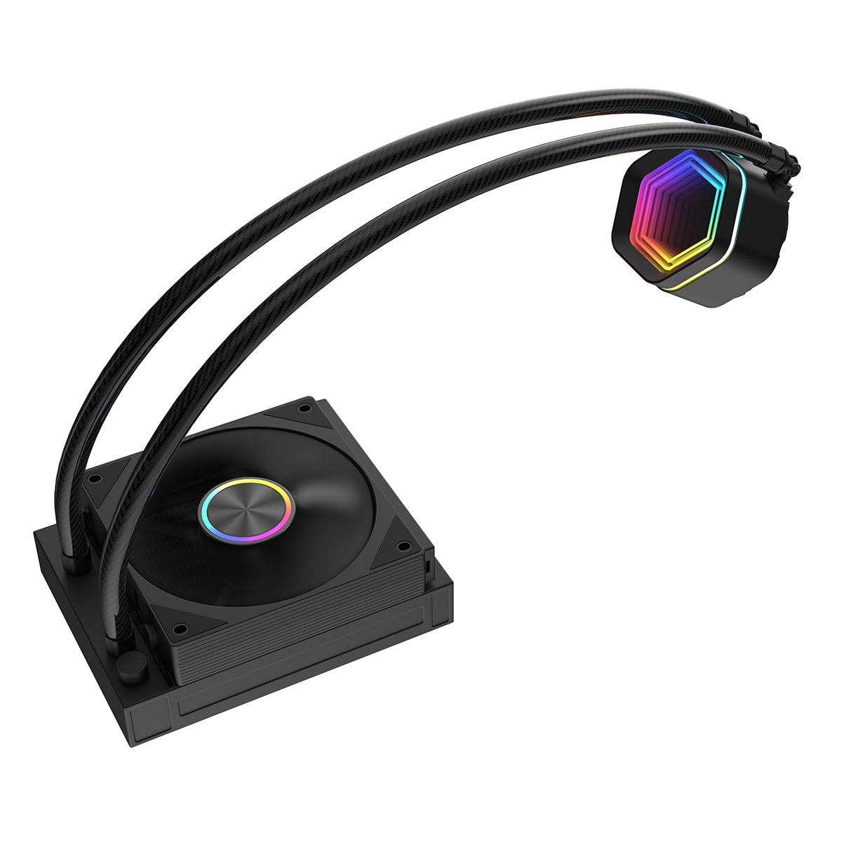 Powercool Velocity Black ARGB All-In-One 120mm Intel and AMD FDB Infinity Watercooler