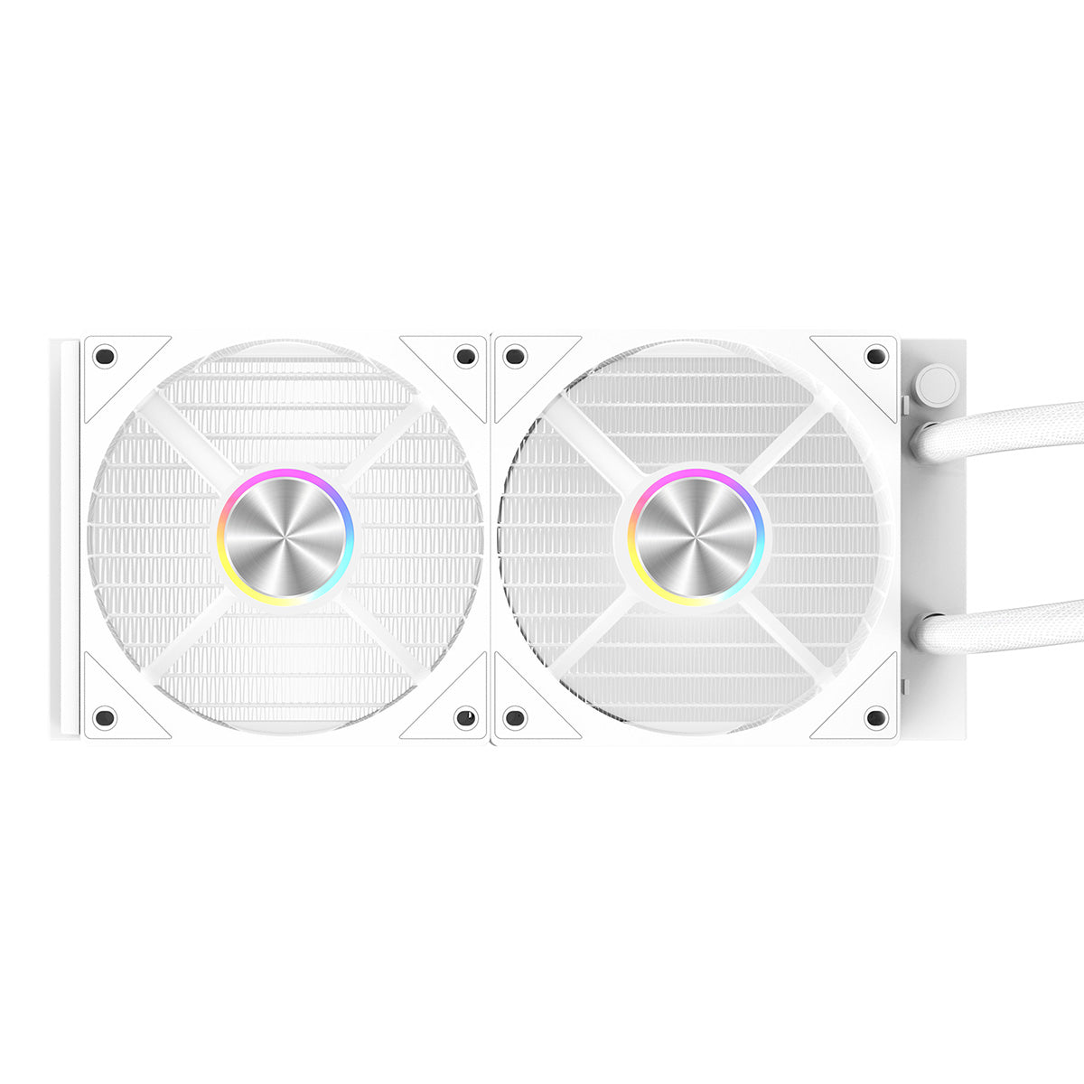 Powercool Velocity White ARGB All-In-One 240mm Intel and AMD FDB Infinity Watercooler - Destello