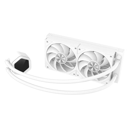 Powercool Velocity White ARGB All-In-One 240mm Intel and AMD FDB Infinity Watercooler - Destello