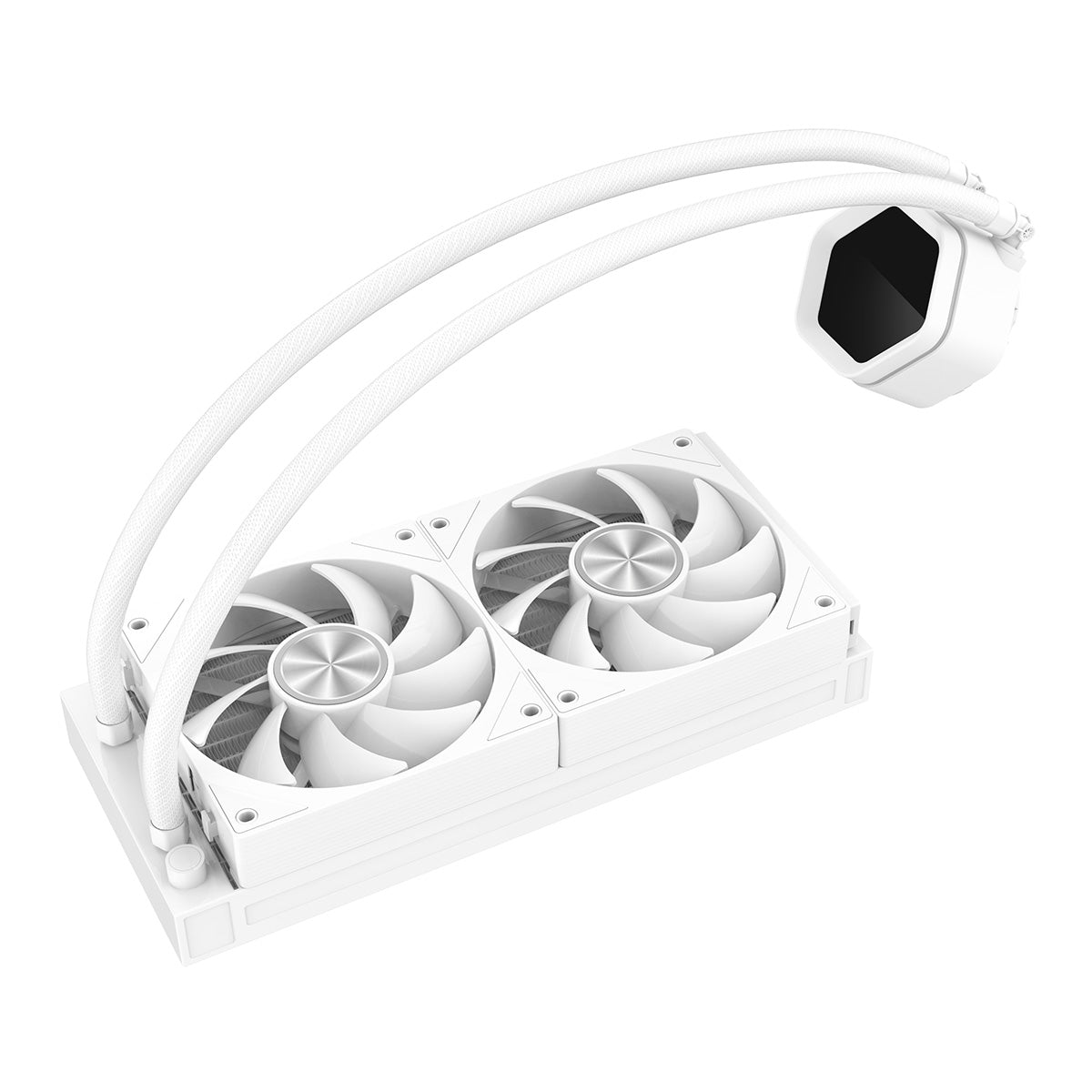 Powercool Velocity White ARGB All-In-One 240mm Intel and AMD FDB Infinity Watercooler - Destello