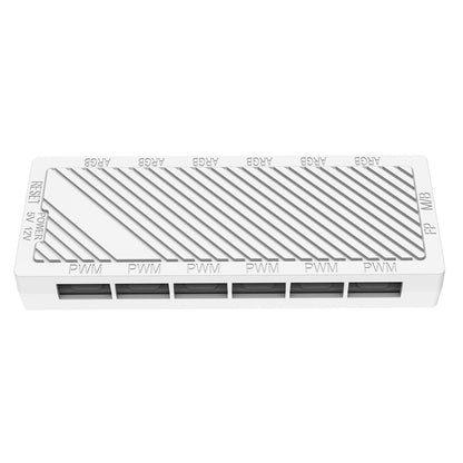 CiT Celsius White Micro-ATX Gaming Cube | Tempered Glass Front & Side Panels | 3 x CiT RGB Fans