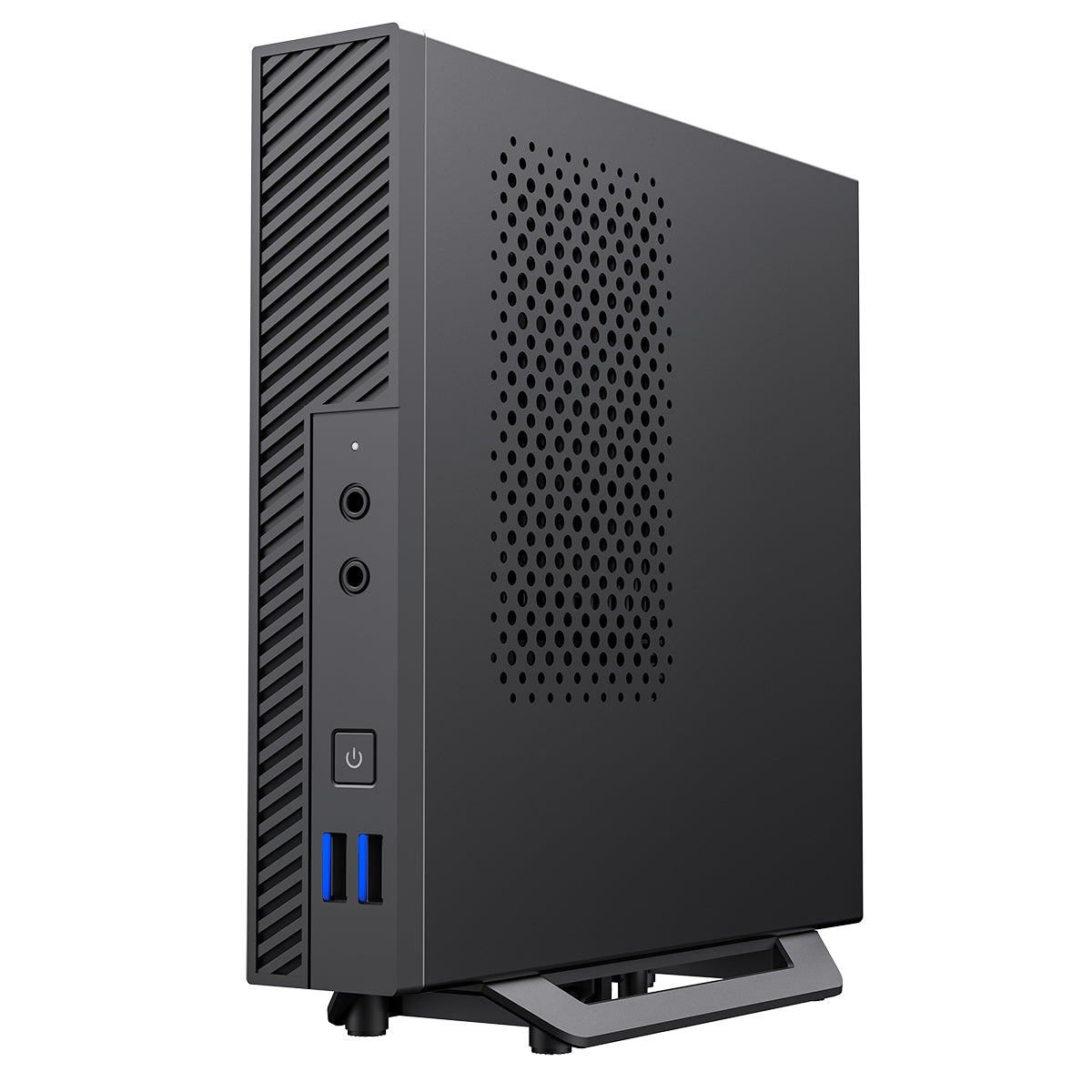 CiT LT100 1 Litre USB3.0 Ultra-Thin Mini-ITX Computer Case With 120W Laptop Adpater CPU Cooler  WIFI Antenna 5cm Included