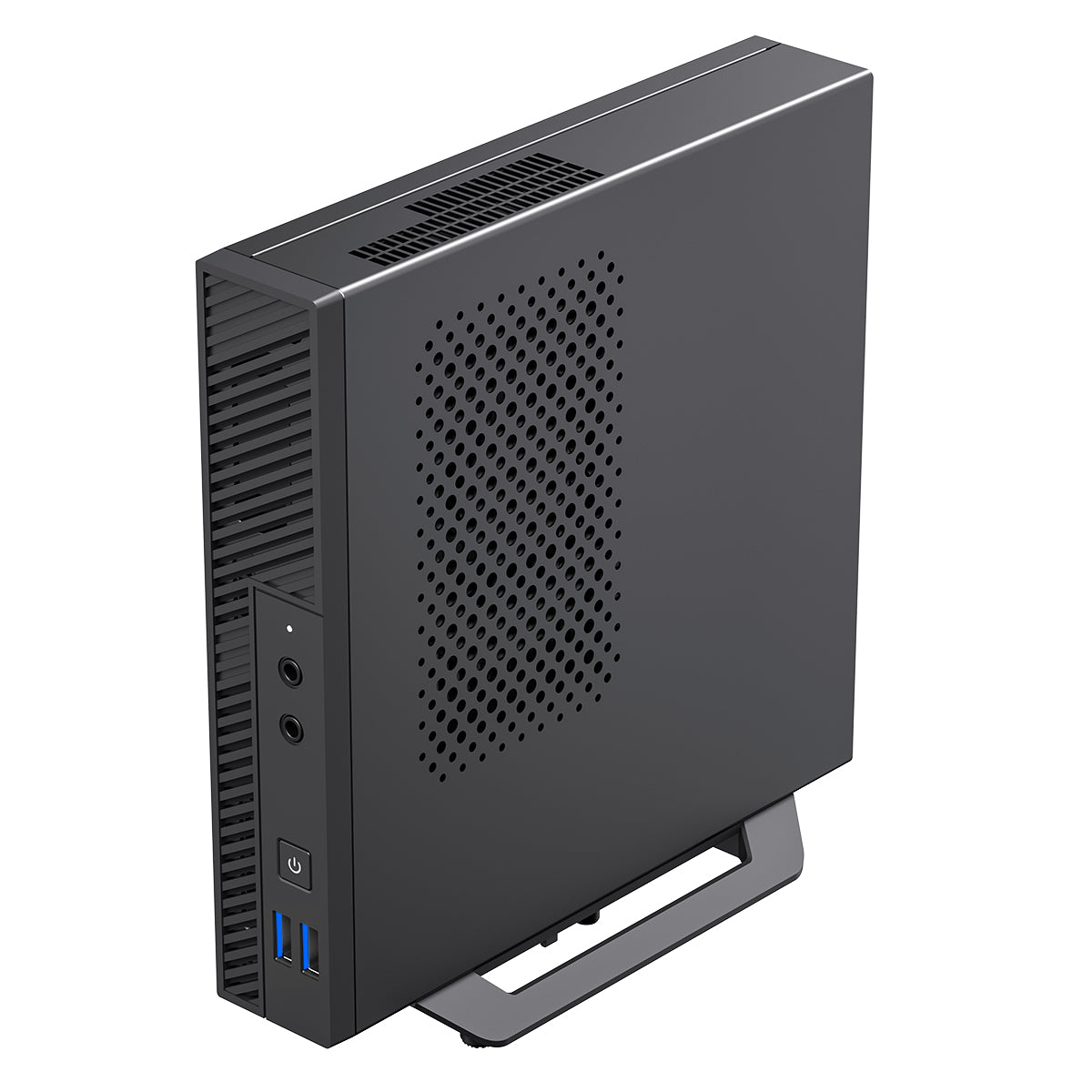 CiT LT100 1 Litre USB3.0 Ultra-Thin Mini-ITX Computer Case With 120W Laptop Adpater CPU Cooler  WIFI Antenna 5cm Included - Destello