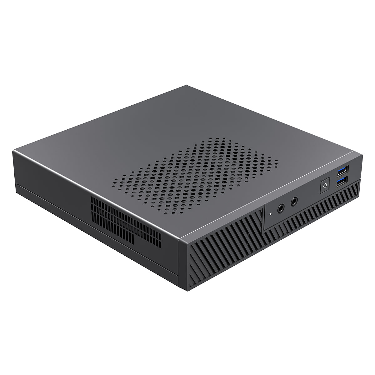 CiT LT100 1 Litre USB3.0 Ultra-Thin Mini-ITX Computer Case With 120W Laptop Adpater CPU Cooler  WIFI Antenna 5cm Included - Destello