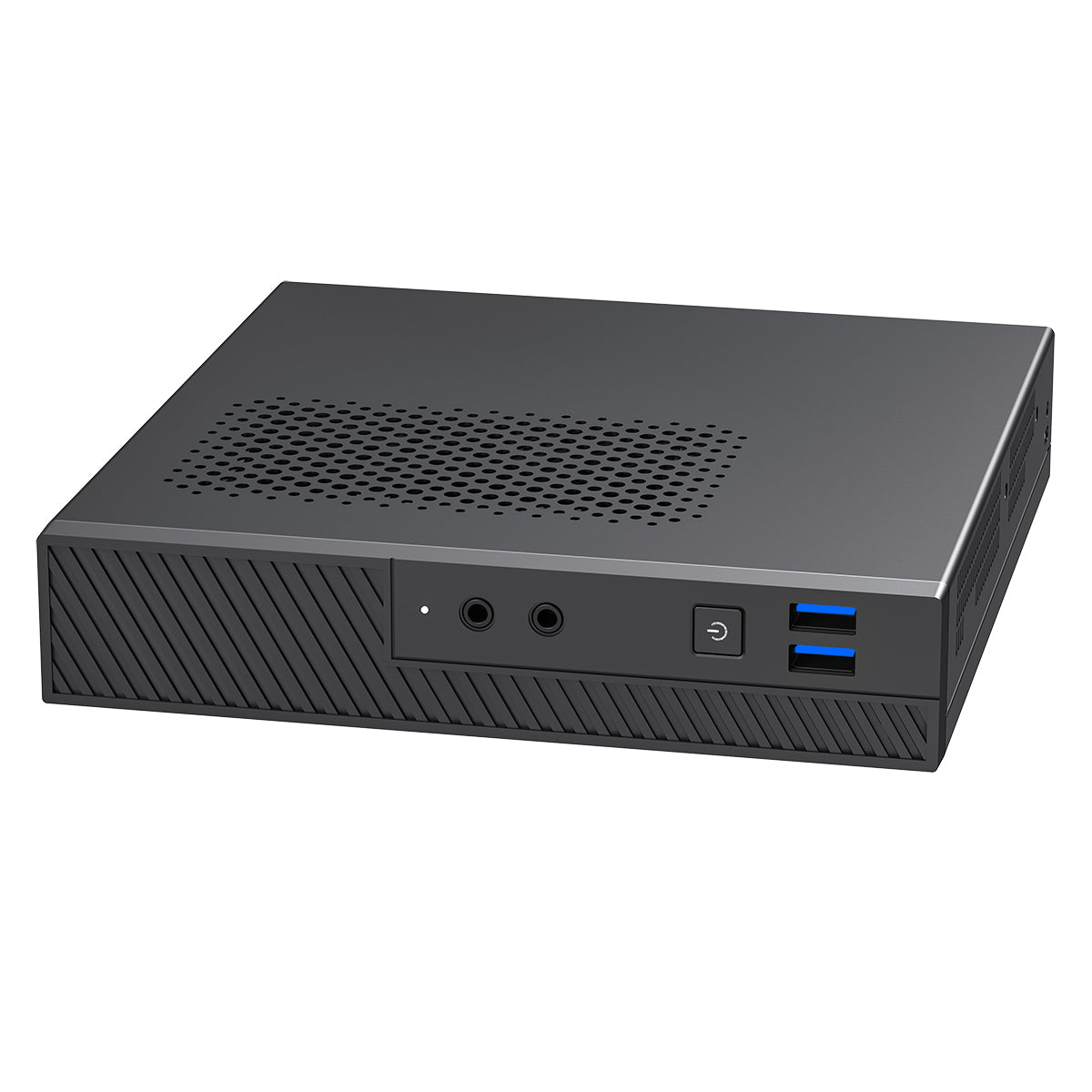 CiT LT100 1 Litre USB3.0 Ultra-Thin Mini-ITX Computer Case With 120W Laptop Adpater CPU Cooler  WIFI Antenna 5cm Included - Destello