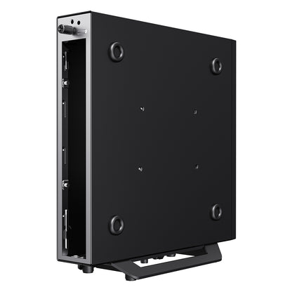 CiT LT100 1 Litre USB3.0 Ultra-Thin Mini-ITX Computer Case With 120W Laptop Adpater CPU Cooler  WIFI Antenna 5cm Included - Destello
