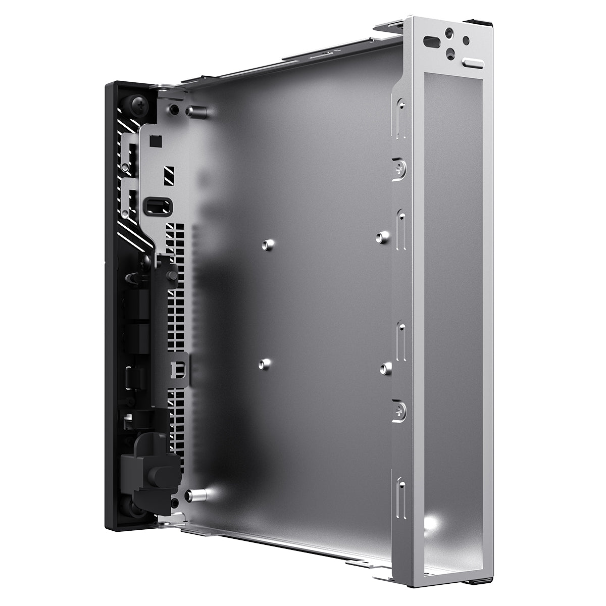 CiT LT100 1 Litre USB3.0 Ultra-Thin Mini-ITX Computer Case With 120W Laptop Adpater CPU Cooler  WIFI Antenna 5cm Included - Destello