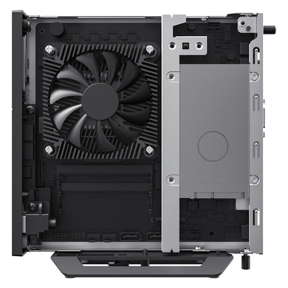 CiT LT100 1 Litre USB3.0 Ultra-Thin Mini-ITX Computer Case With 120W Laptop Adpater CPU Cooler  WIFI Antenna 5cm Included - Destello