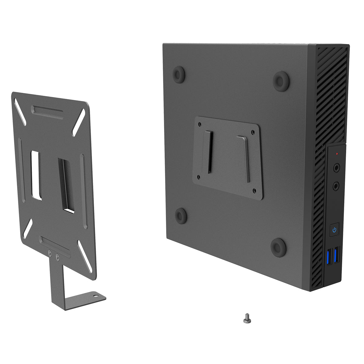 CiT LT100 1 Litre USB3.0 Ultra-Thin Mini-ITX Computer Case With 120W Laptop Adpater CPU Cooler  WIFI Antenna 5cm Included