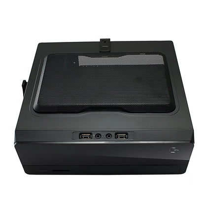 CiT MTX-007B Mini ITX Case 180W PSU Black Interior VESA Mountable