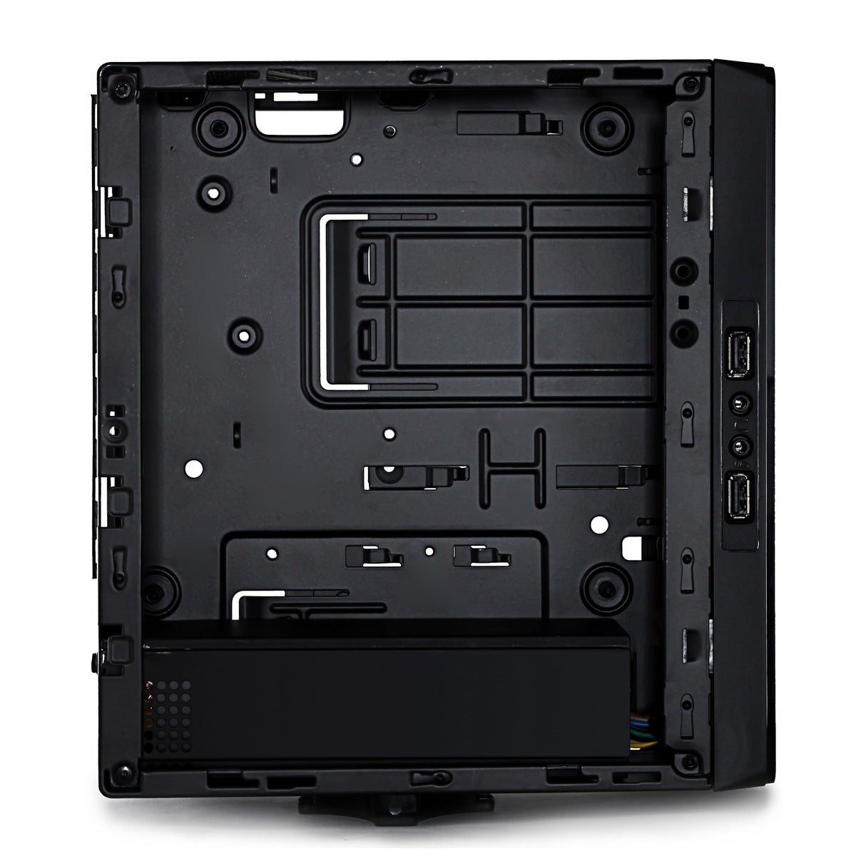 CiT MTX-007B Mini ITX Case 180W PSU Black Interior VESA Mountable