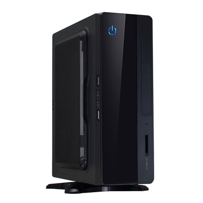 CiT MTX-007B Mini ITX Case 180W PSU Black Interior VESA Mountable - Destello