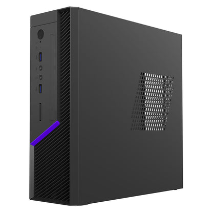CiT MTX-008B Mini-ITX Desktop  Tower with 300w TFX Bronze 80 PSU  Black - Destello