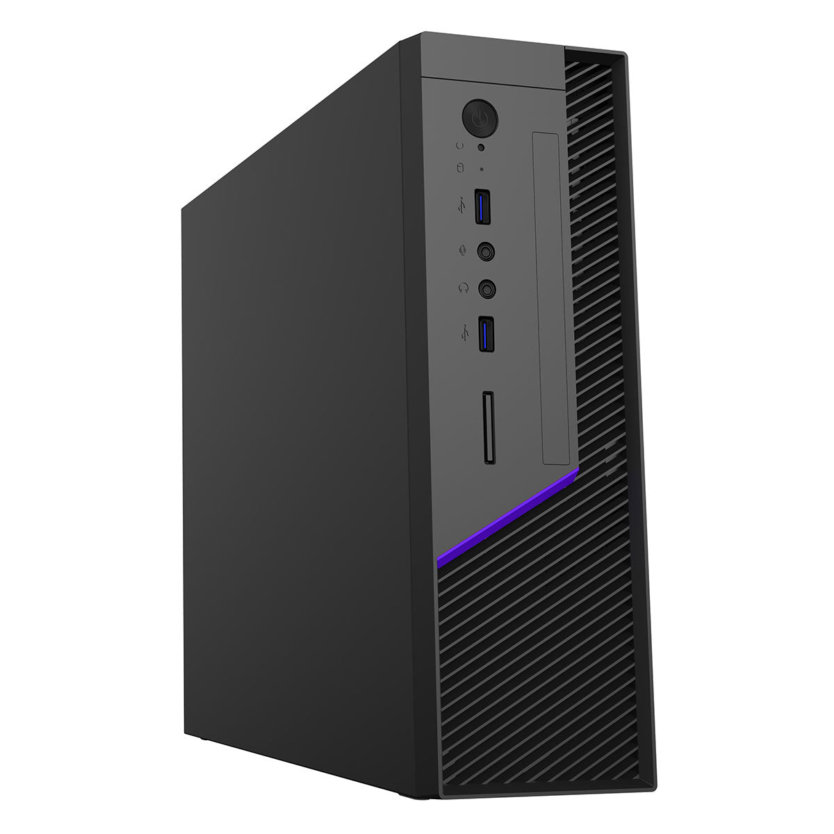 CiT MTX-008B Mini-ITX Desktop  Tower with 300w TFX Bronze 80 PSU  Black - Destello