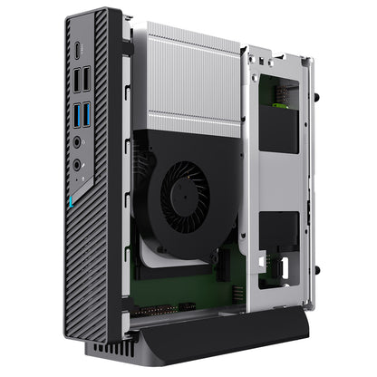 CiT N150C 1 Litre USB Type C Ultra-Thin Mini-ITX Computer Case With 120W Laptop Adpater CPU Cooler WIFI Antenna 5cm Included - Destello