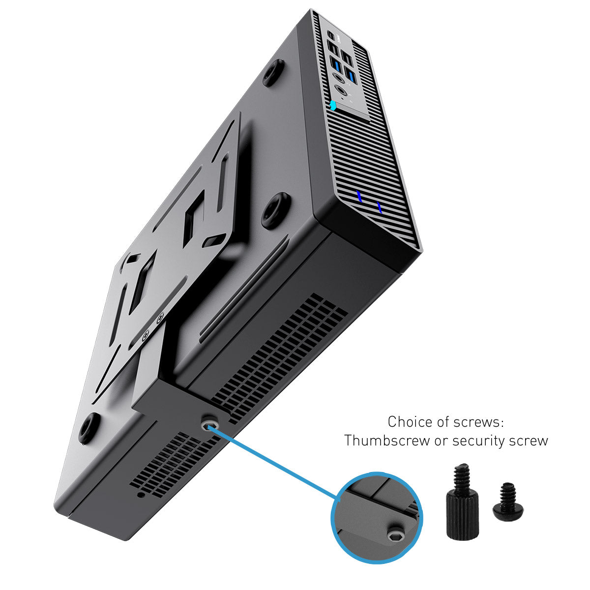CiT N150C 1 Litre USB Type C Ultra-Thin Mini-ITX Computer Case With 120W Laptop Adpater CPU Cooler WIFI Antenna 5cm Included - Destello