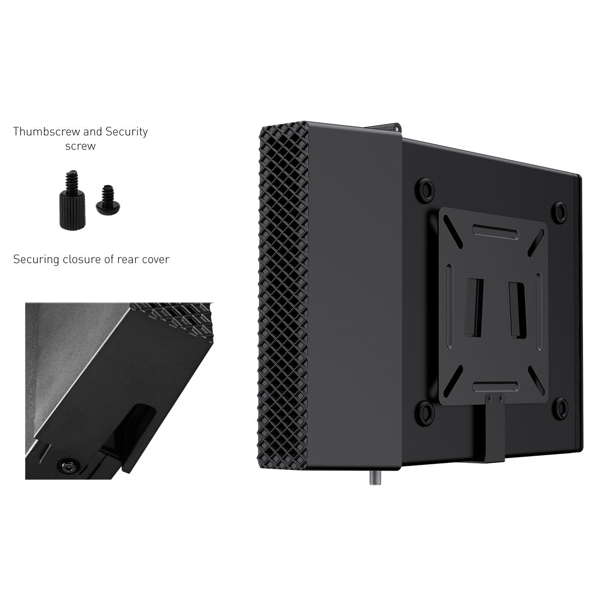 CiT N150C 1 Litre USB Type C Ultra-Thin Mini-ITX Computer Case With 120W Laptop Adpater CPU Cooler WIFI Antenna 5cm Included - Destello