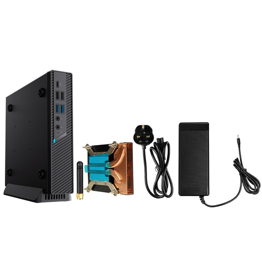 CiT N150C 1L Mini-ITX Case USB-C 120W Adapter WiFi Antenna