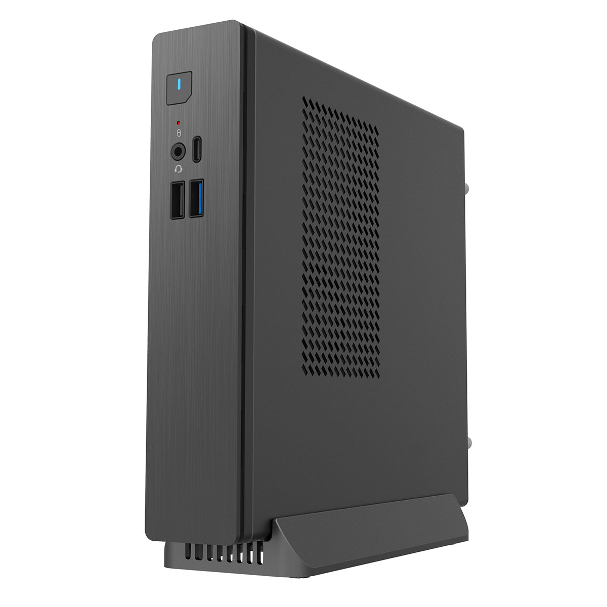 CiT S1i 1 Litre USB 3.X Type C Ultra-Thin Mini-ITX Computer Case With 120W Laptop Adpater CPU Cooler WIFI Antenna Included - Destello