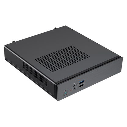 CiT S1i 1 Litre USB 3.X Type C Ultra-Thin Mini-ITX Computer Case With 120W Laptop Adpater CPU Cooler WIFI Antenna Included - Destello