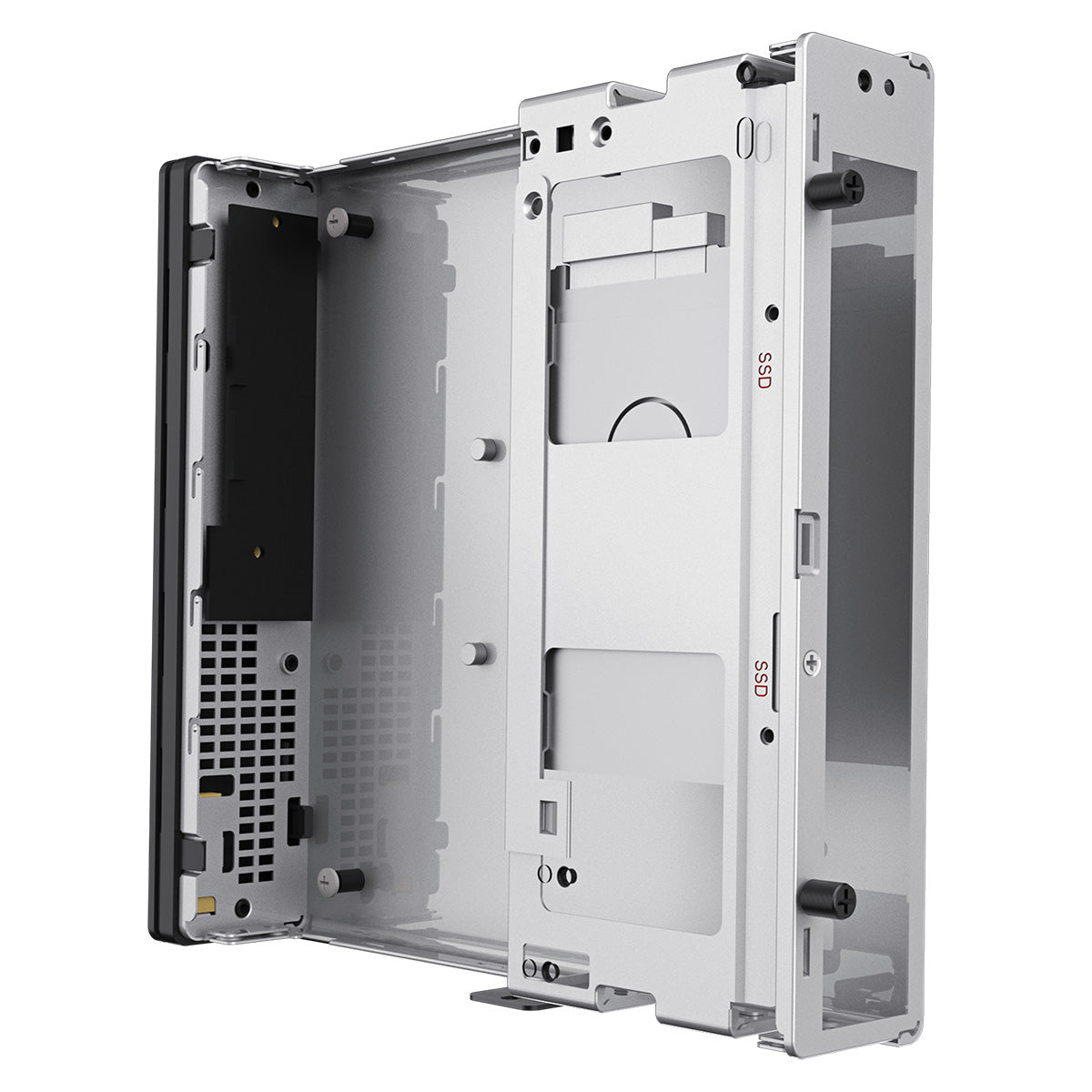 CiT S1i 1 Litre USB 3.X Type C Ultra-Thin Mini-ITX Computer Case With 120W Laptop Adpater CPU Cooler WIFI Antenna Included - Destello