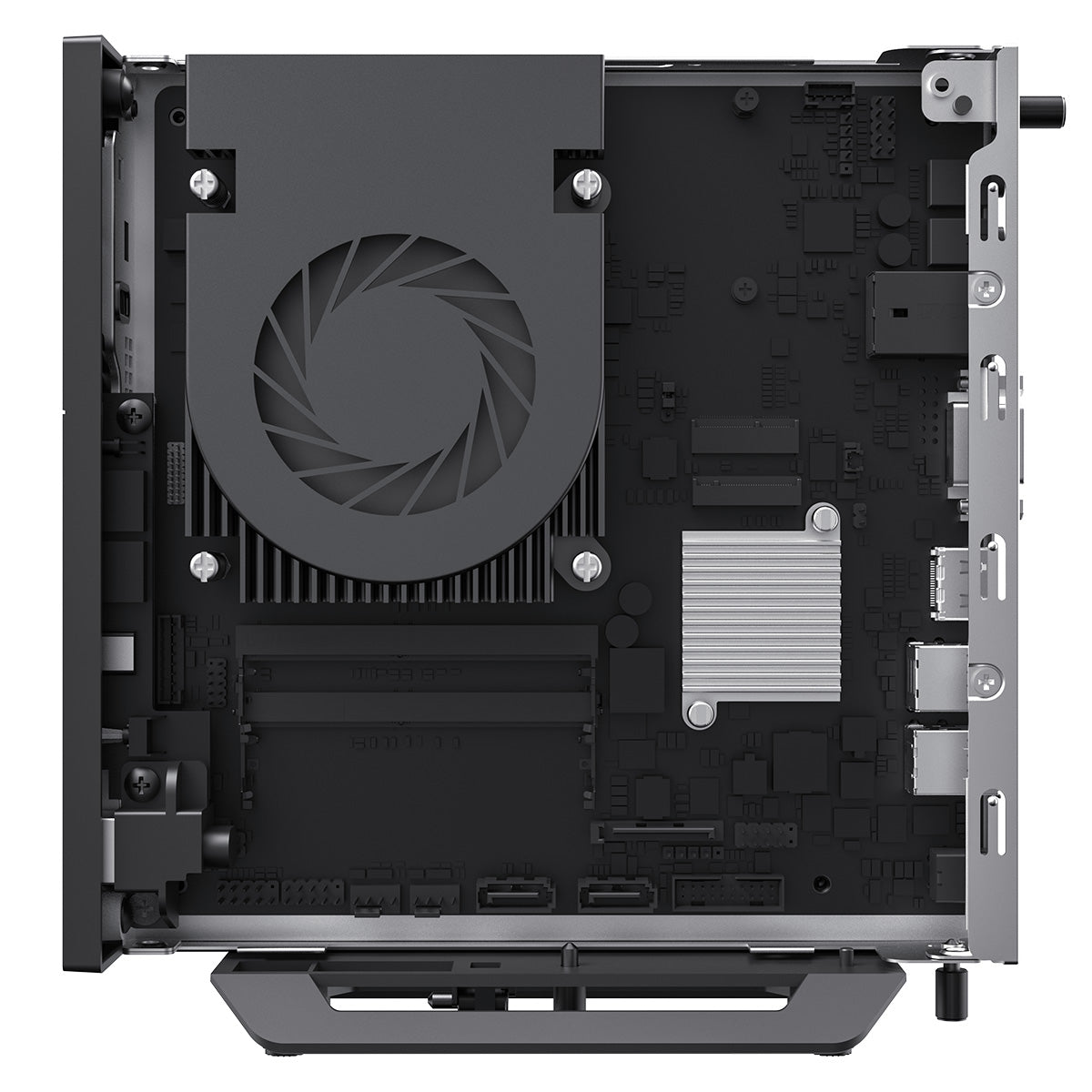 CiT S1i 1 Litre USB 3.X Type C Ultra-Thin Mini-ITX Computer Case With 120W Laptop Adpater CPU Cooler WIFI Antenna Included - Destello