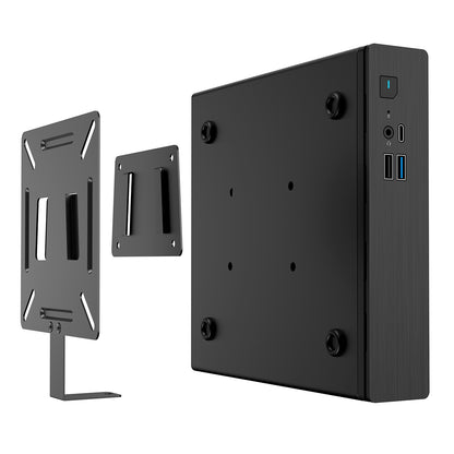 CiT S1i 1 Litre USB 3.X Type C Ultra-Thin Mini-ITX Computer Case With 120W Laptop Adpater CPU Cooler WIFI Antenna Included - Destello