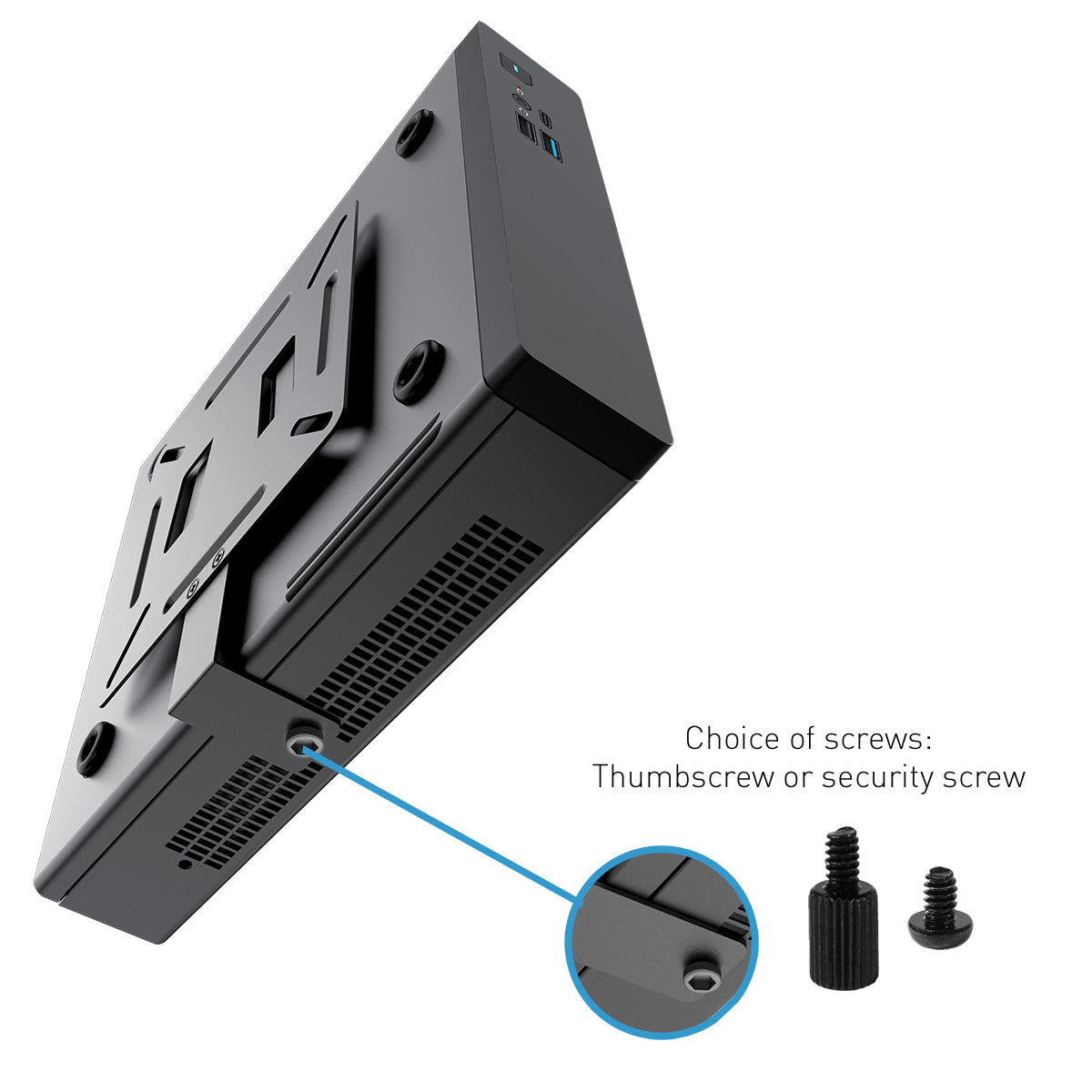 CiT S1i 1 Litre USB 3.X Type C Ultra-Thin Mini-ITX Computer Case With 120W Laptop Adpater CPU Cooler WIFI Antenna Included - Destello