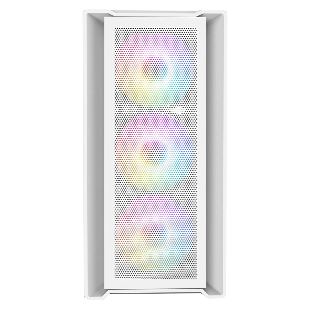 CiT Vento White Micro-ATX PC Gaming Case with 4 x 120mm ARGB PWM Fans Included 1 x 6-Port Fan Hub Tempered Glass Side Panel CiT
