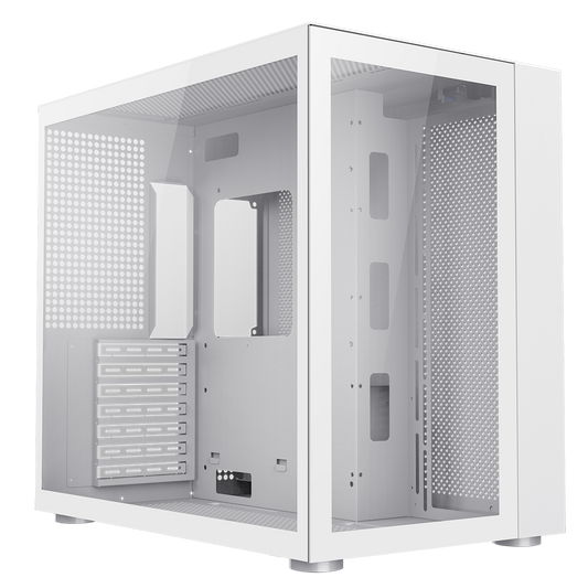 GameMax Infinity Mid-Tower ATX White Gaming Case Tempered Glass
