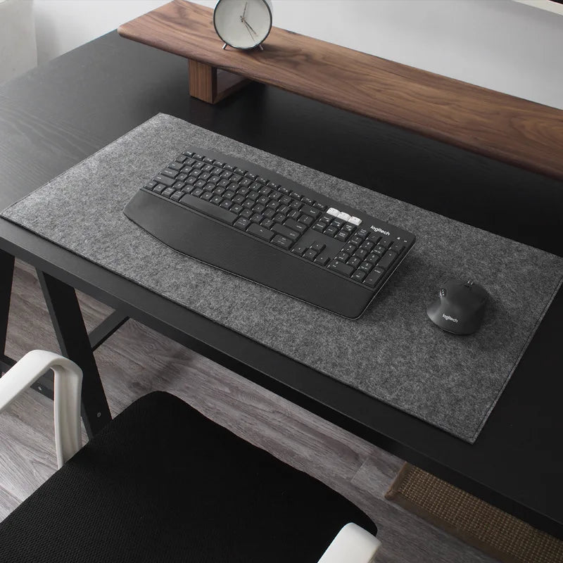 Cushion Large XXL gaming mouse pad Computer Desk Mat Table Keyboard Wool Felt Laptop Desk Non-slip deskpad Mousepad - Destello