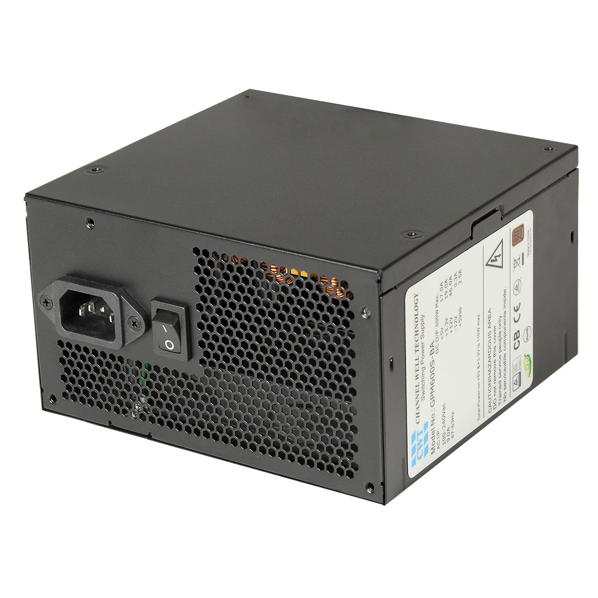 CWT 600w PSU 80  Bronze Full Range White Box