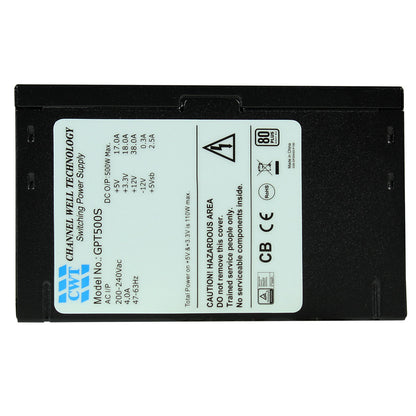 CWT 500w PSU 80 Plus Bronze Certified White Box 5 Sata - Destello