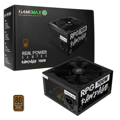GameMax 700W RPG Rampage 80 Bronze PSU - Destello