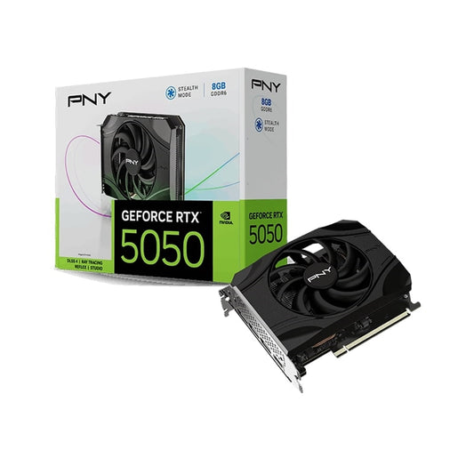 PNY NVIDIA GeForce RTX 5050 8GB GDDR6 Graphics Card, 2560...