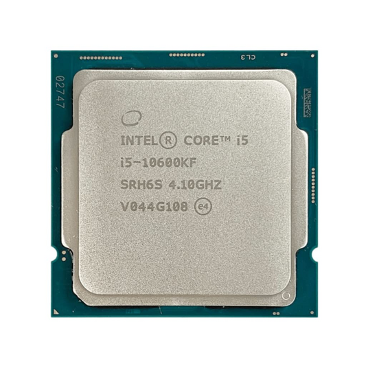 Intel Core i5-10600KF 4.1GHz 6-Core 12-Thread CPU, L3 12MB, 65W, LGA 1200 (New, No Cooler)