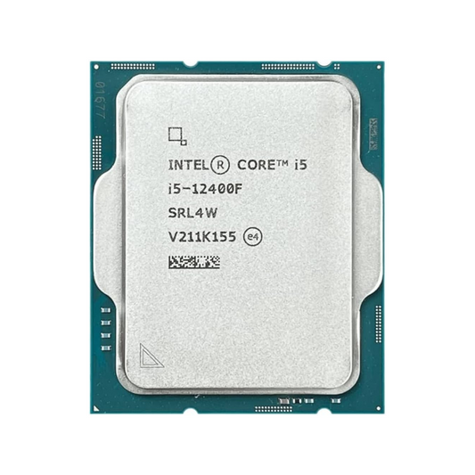 Intel Core i5-12400F 2.5GHz 6-Core 12-Thread CPU, 10nm, L3 18MB, 65W, LGA 1700 (New, No Cooler)