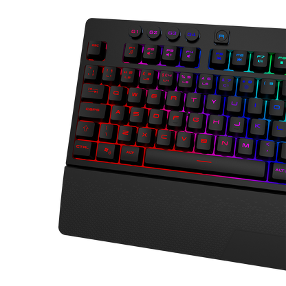 GameMax Pulse 4-in-1 Pro Keyboard Mouse Headset Mouse Pad Combo Kit