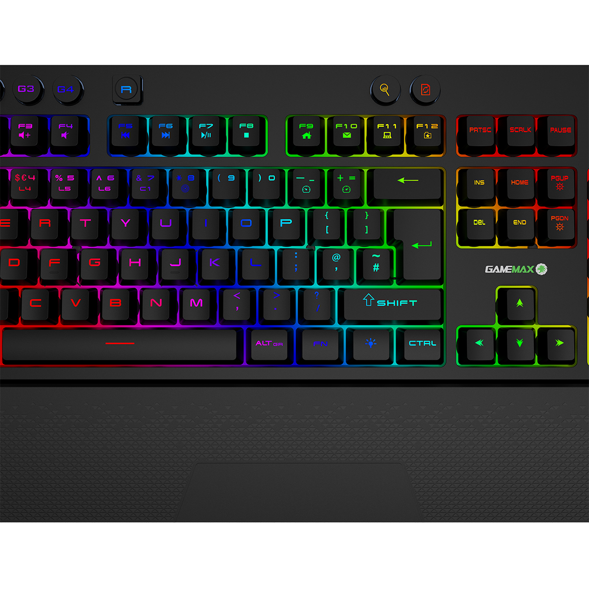 GameMax Pulse 4-in-1 Pro Keyboard Mouse Headset Mouse Pad Combo Kit GameMax