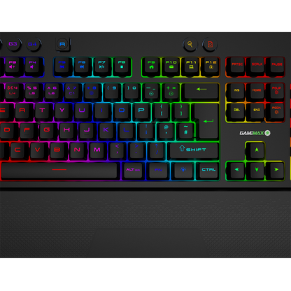 GameMax Pulse 4-in-1 Pro Keyboard Mouse Headset Mouse Pad Combo Kit GameMax