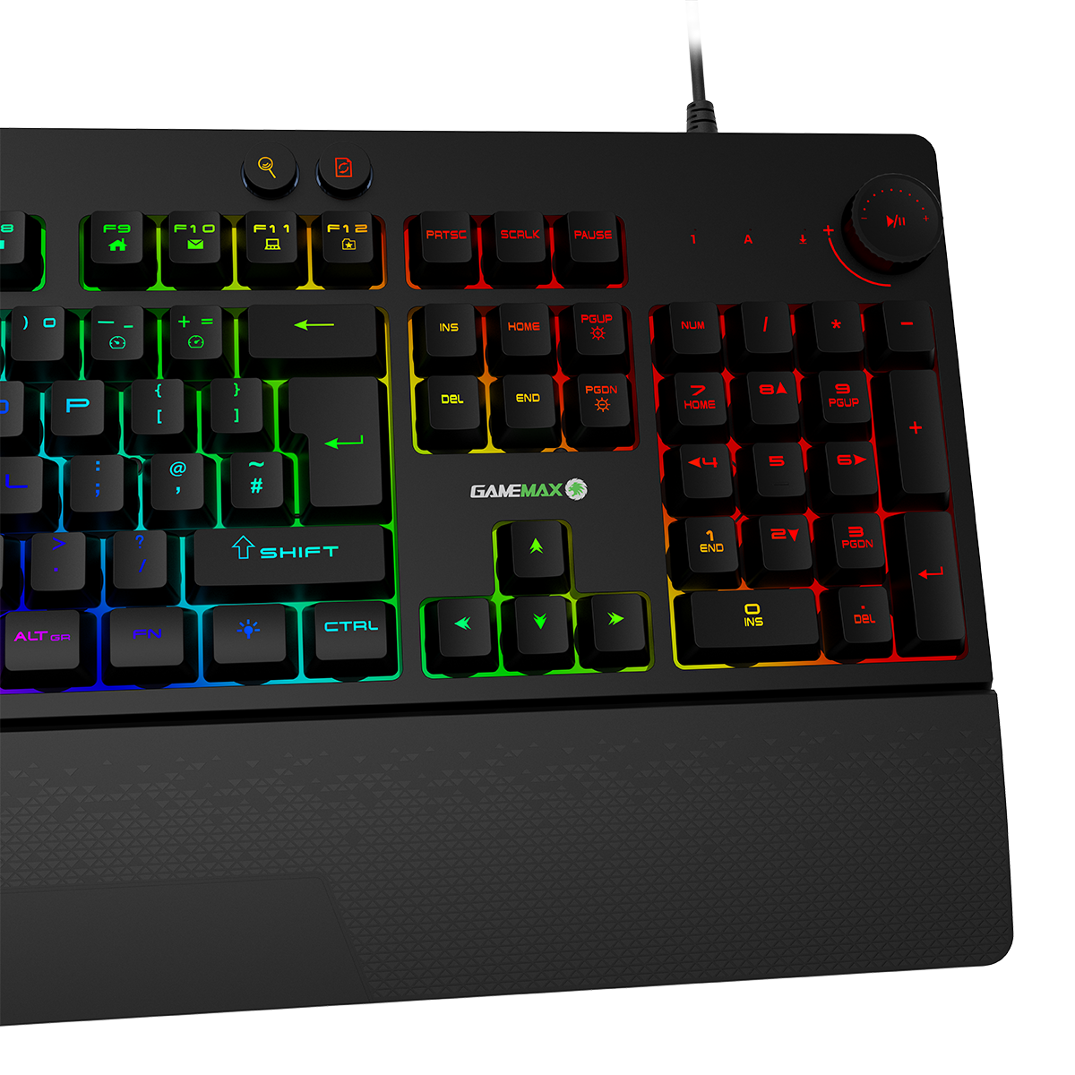 GameMax Pulse 4-in-1 Pro Keyboard Mouse Headset Mouse Pad Combo Kit GameMax