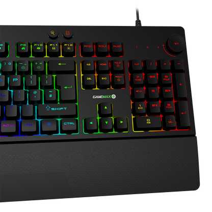 GameMax Pulse 4-in-1 Pro Keyboard Mouse Headset Mouse Pad Combo Kit GameMax