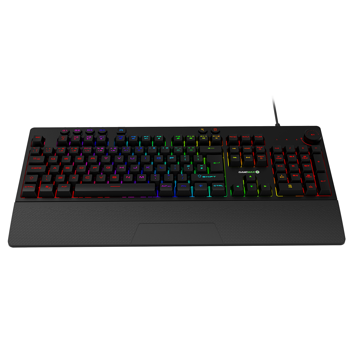 GameMax Pulse 4-in-1 Pro Keyboard Mouse Headset Mouse Pad Combo Kit GameMax