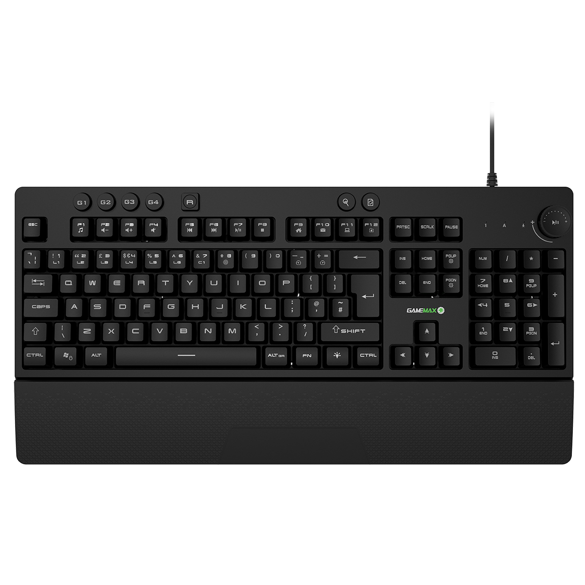 GameMax Pulse 4-in-1 Pro Keyboard Mouse Headset Mouse Pad Combo Kit GameMax