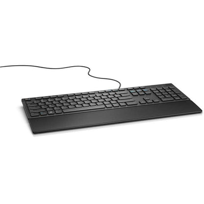 Dell KB216 Wired Multimedia Keyboard, Full-Size Keyboard, USB Plug-and-Play, Compatible with PC and Laptop, QWERTY, UK English Layout, Black