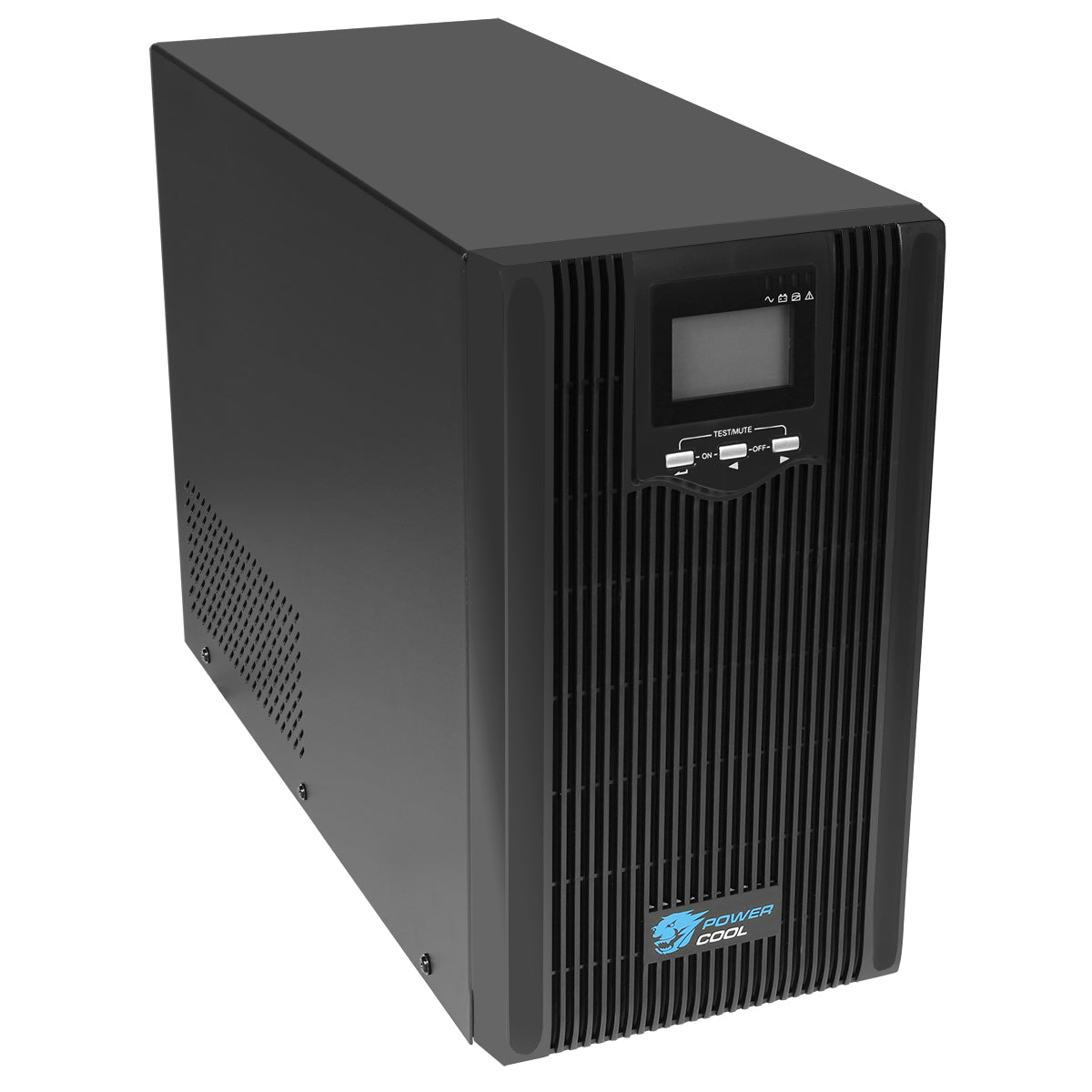 Powercool Smart UPS 3000VA 2 x UK Plug 3 x IEC RJ45 x 2 USB LCD Display