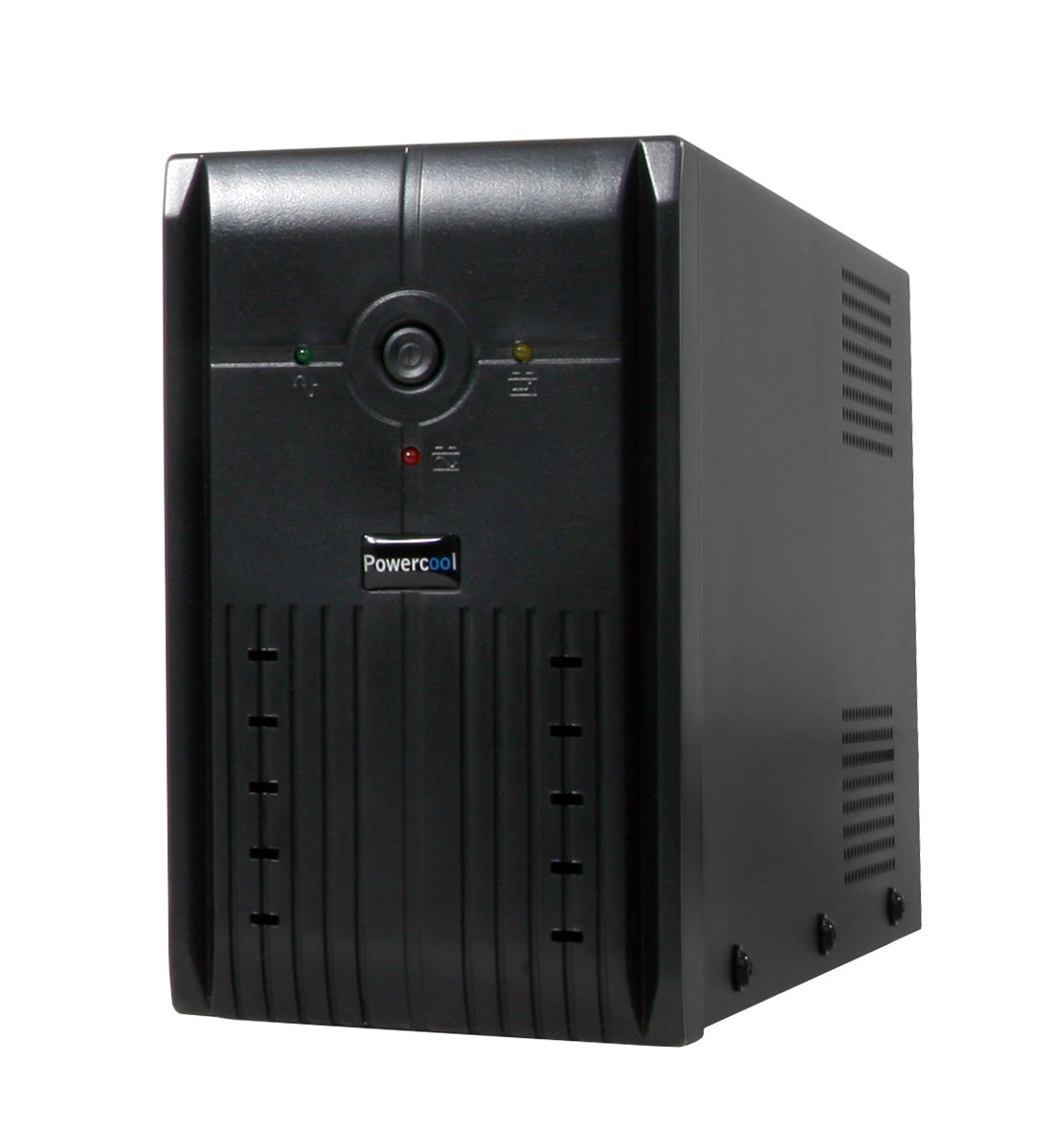Powercool Smart UPS  650VA 2 x UK Plug RJ45 x 2 USB LED Display Powercool
