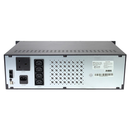 Powercool Rack-Mount Off-Line UPS 1500VA InputOutput 230V 50Hz with 2x8Ah