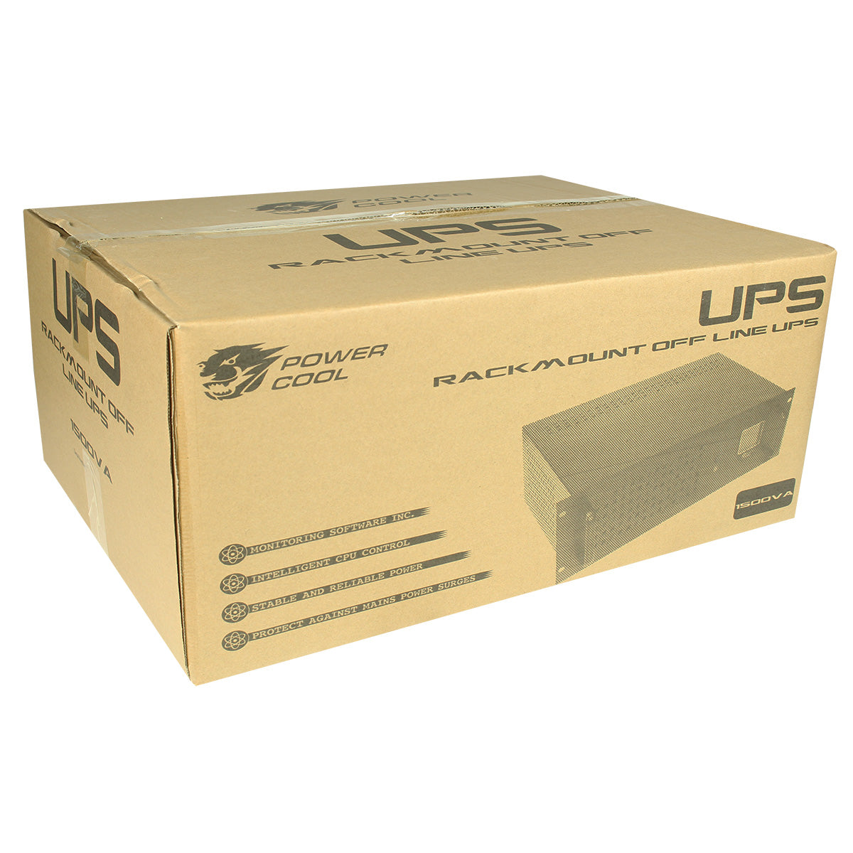 Powercool Rack-Mount Off-Line UPS 1500VA InputOutput 230V 50Hz with 2x8Ah Powercool